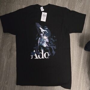 Hot Topic Black Anime Graphic Tee
